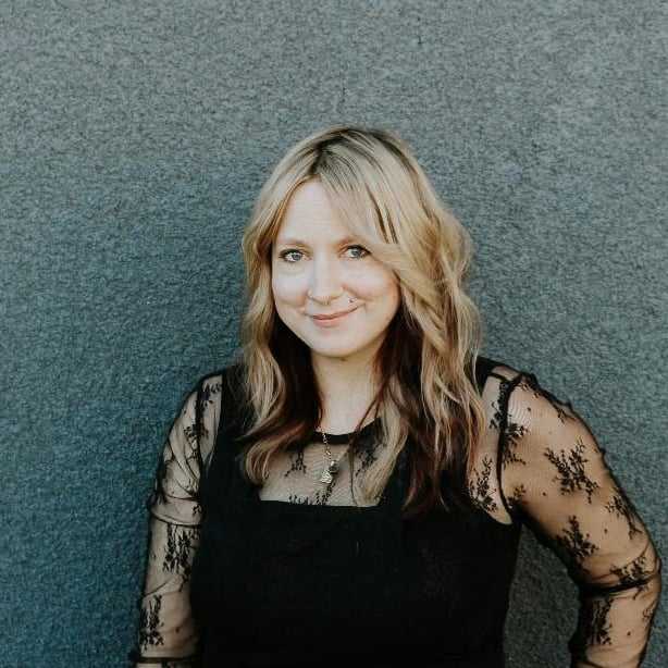 Portrait of Amanda Wood, a professional stylist at Matthew Morris Salon, showcasing their expertise and style.